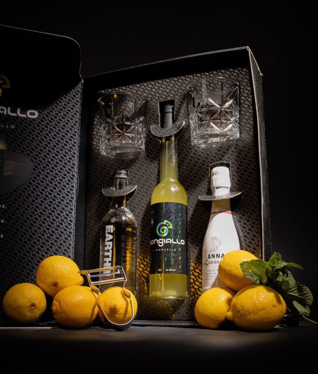 Dongiallo Limoncello geschenkset Dongiallo Limoncello geschenkset